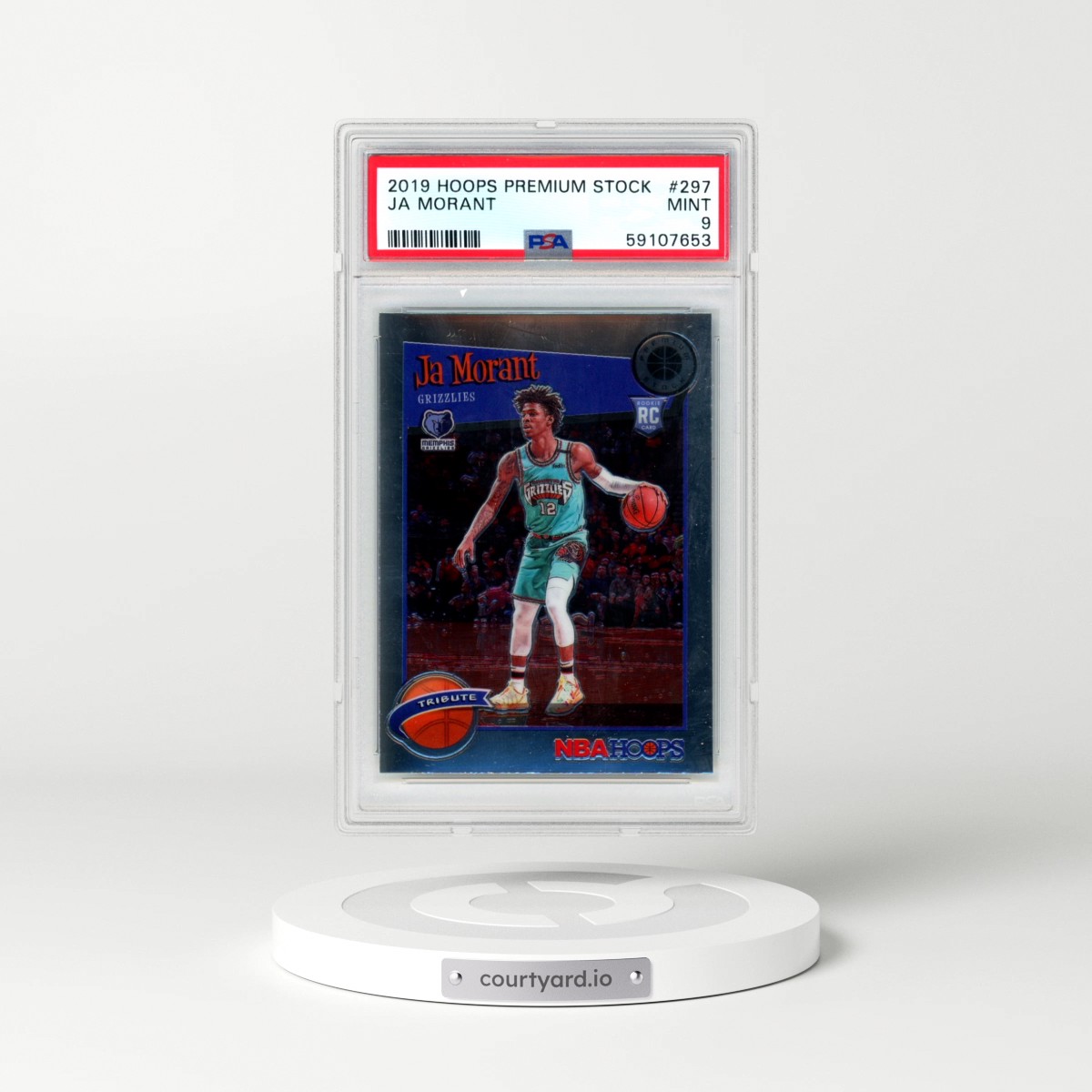 2019 Hoops Premium Stock Ja Morant PSA